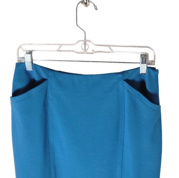 Cabi teal sigourney pencil skirt size 6 - Picture 3 of 6